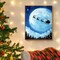 Paint by Numbers for Adults, 20' L x 16' W Acrylic Paints by Numbers for Adults Beginner Kids Moon Number Painting Kit with 3 Brushes Watercolor Paints by Numbers for Kids Adults Christmas